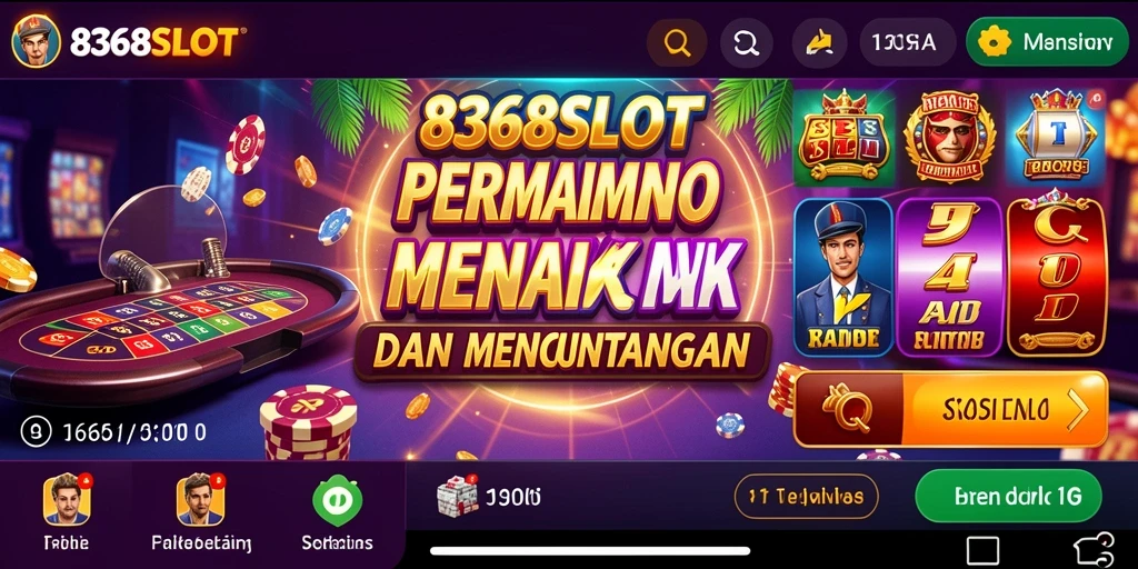 Tampilan menarik dari gameplay 8368SLOT yang mengasyikkan.