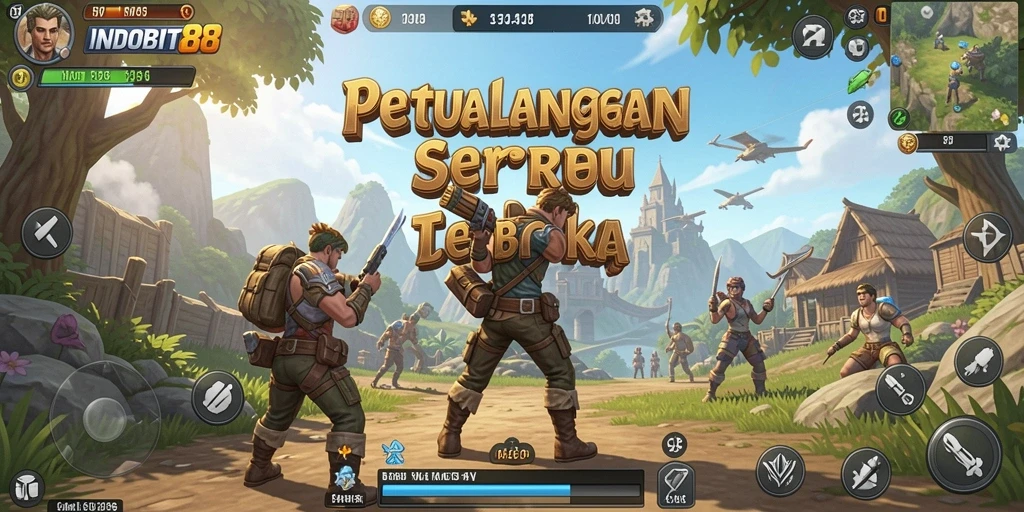 Tampilan Gameplay Menarik dari INDOBIT88 dalam Dunia Terbuka.