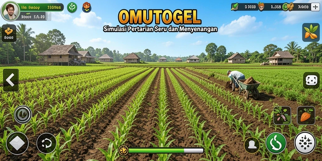 Tampilan gameplay OMUTOGEL yang menarik dan penuh warna.